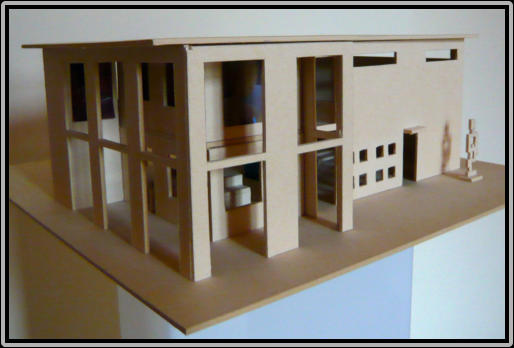 HOUSE I    Frontside  Model 1:50
