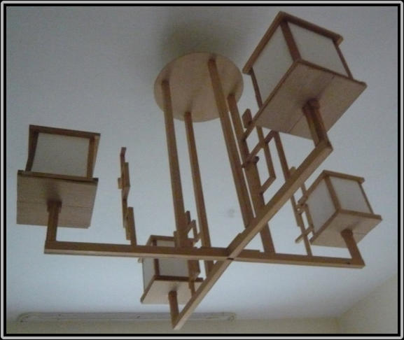 LAMP   wood   90 cm x 90 cm x 70 cm
