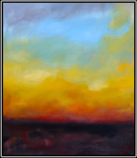 Landscape and light 30,0cm x 40,0cm Acrylic on canvas